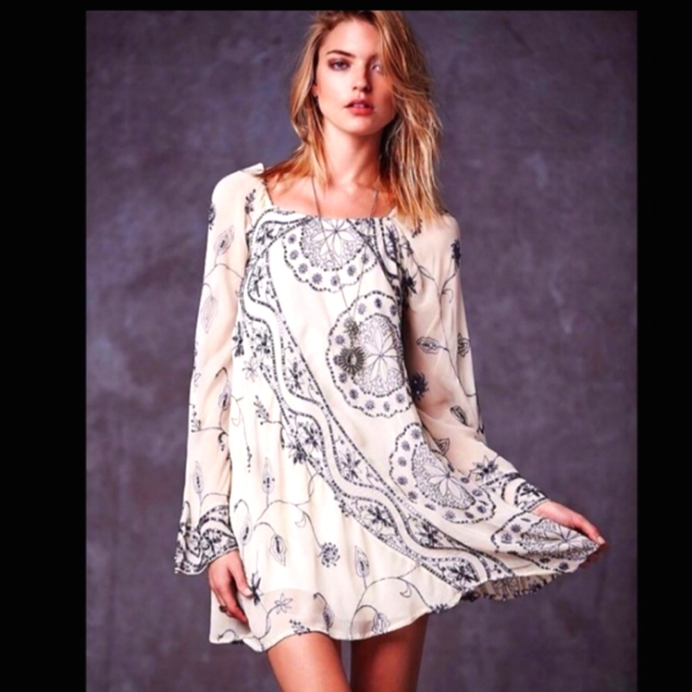❗️Free People Beloved Georgette NWT $350 SIZE 10 - Picture 2 of 9
